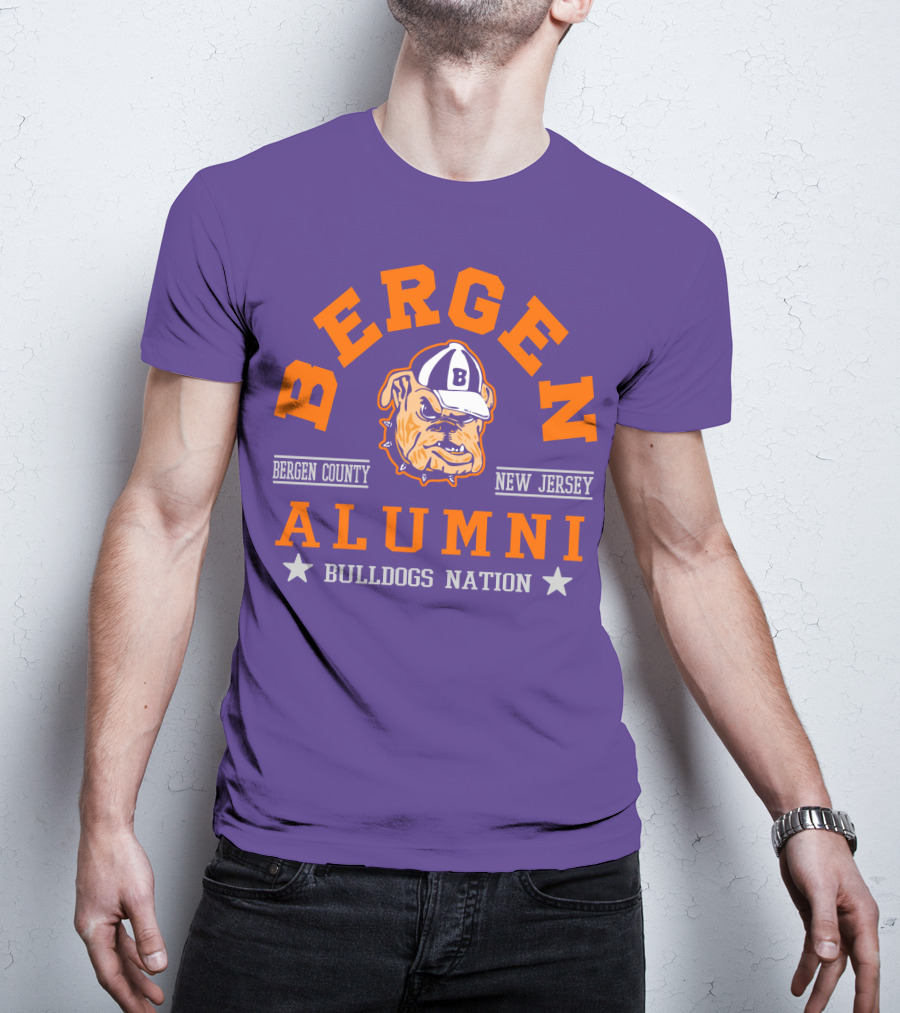 Bergen Alumni Bergen County New Jersey Bulldogs Nation T-Shirt