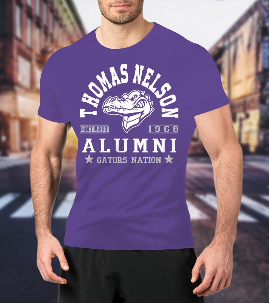 Thomas Nelson Alumni Gators Nation Established 1968 T-Shirt