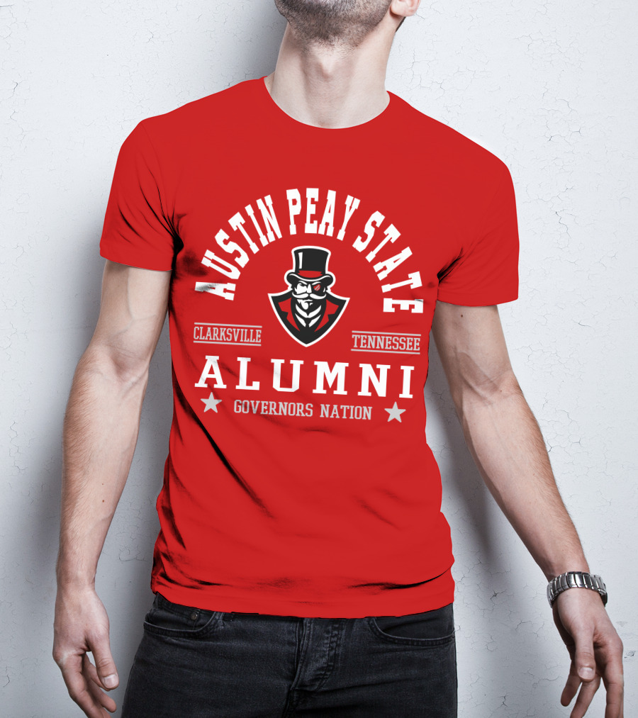 Austin Peay State Alumni Governors Nation Clarksville Tennessee T-Shirt