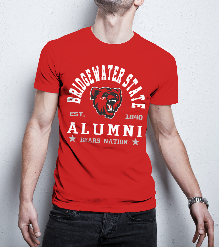 Bridgewater State University Alumni Bears Nation Est. 1840 T-Shirt