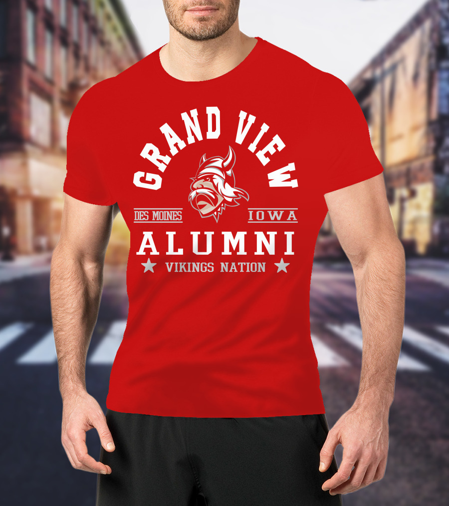 Grand View Iowa Des Moines Alumni Vikings Nation T-Shirt
