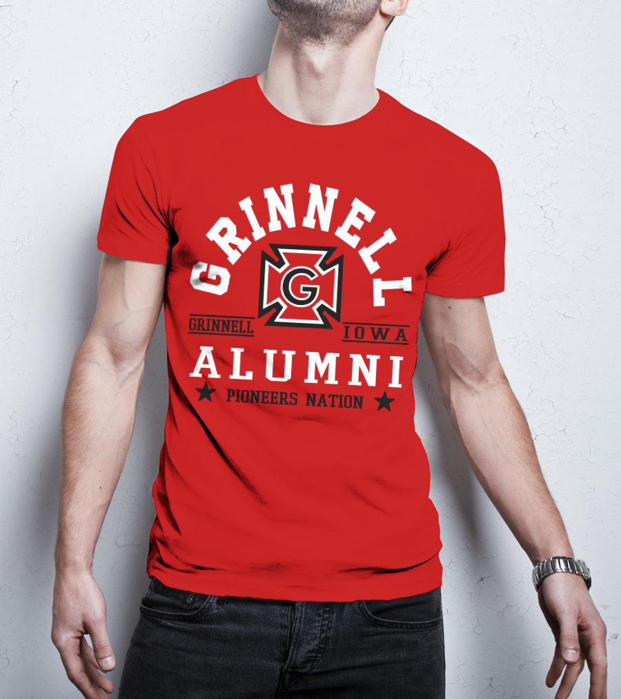 Grinnell Iowa Alumni Pioneers Nation T-Shirt