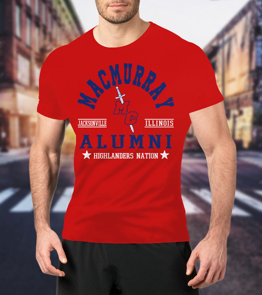 MacMurray College Jacksonville Illinois Alumni Highlanders Nation T-Shirt