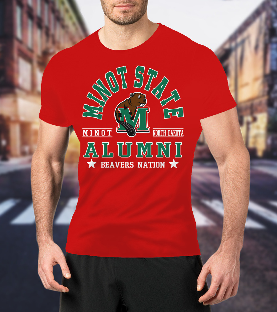 Minot State Alumni Beavers Nation North Dakota T-Shirt