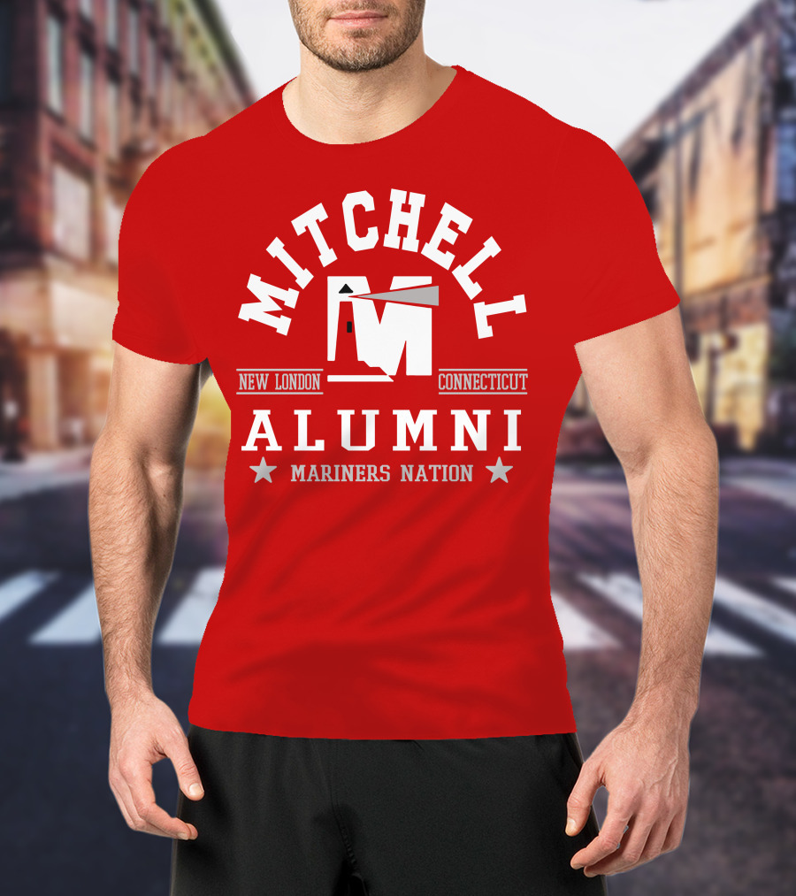 Mitchell College New London Connecticut Alumni Mariners Nation T-Shirt