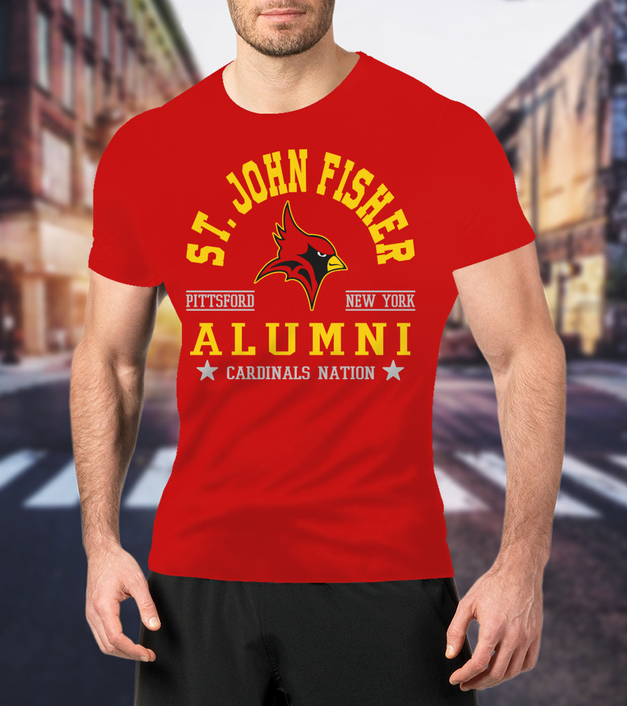 St John Fisher Cardinals Alumni Pittsford New York Nation T-Shirt