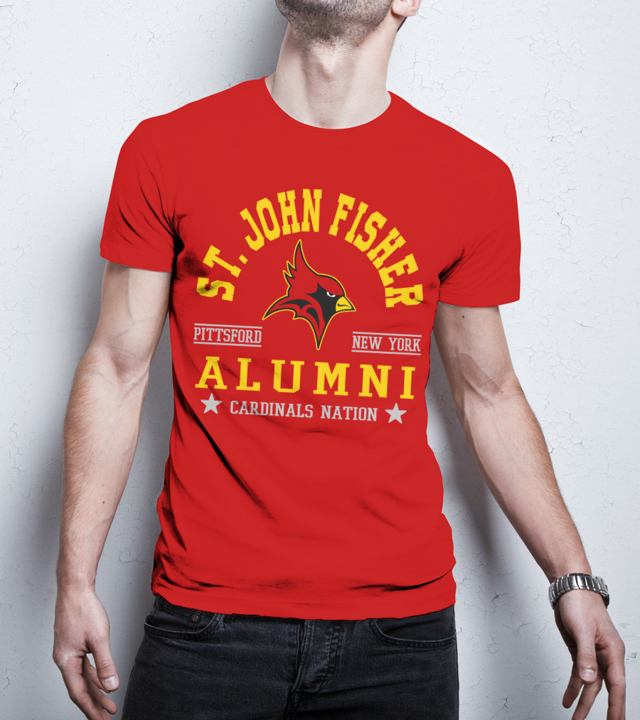 St John Fisher Cardinals Alumni Pittsford New York Nation T-Shirt