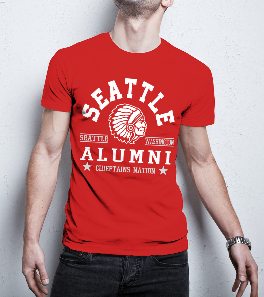 Seattle Washington Alumni Chieftains Nation T-Shirt