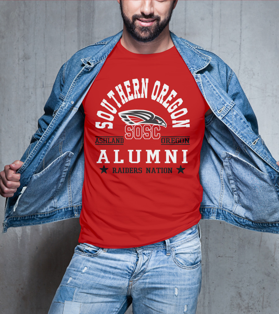 Southern Oregon SOSC Ashland Oregon Alumni Raiders Nation T-Shirt