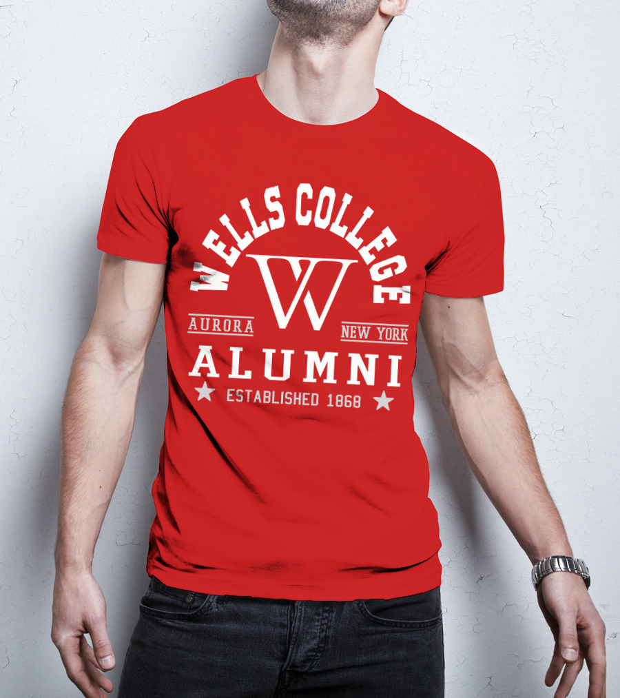 Wells College Alumni Aurora New York Established 1868 T-Shirt