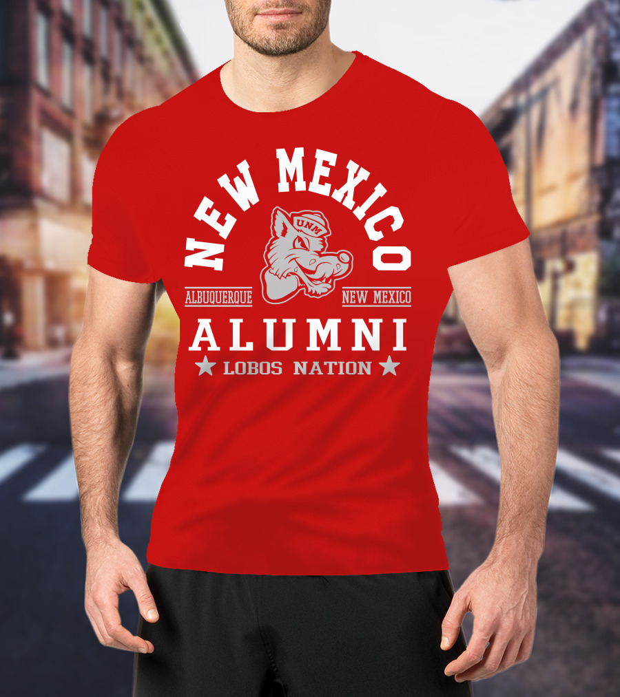 New Mexico Alumni UNM Lobos Nation Albuquerque T-Shirt