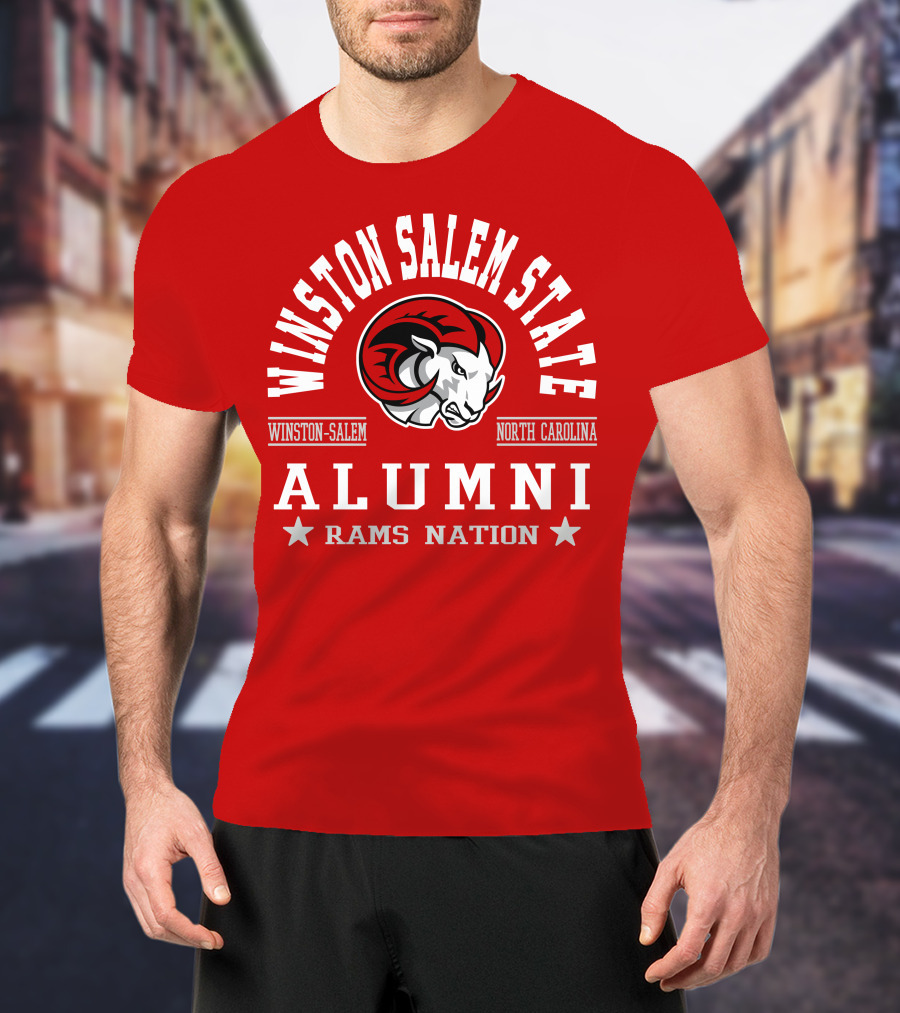 Winston-Salem State University Alumni Rams Nation North Carolina T-Shirt