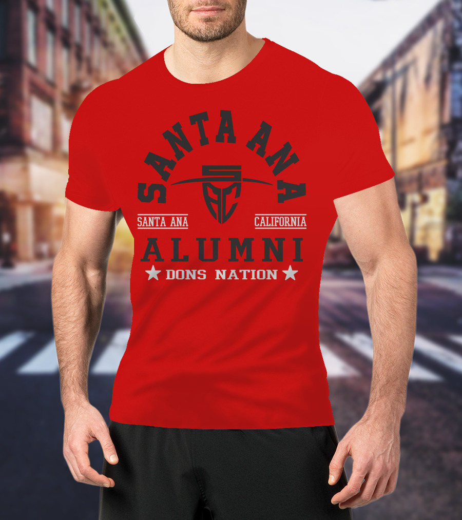 Santa Ana California Alumni Dons Nation T-Shirt