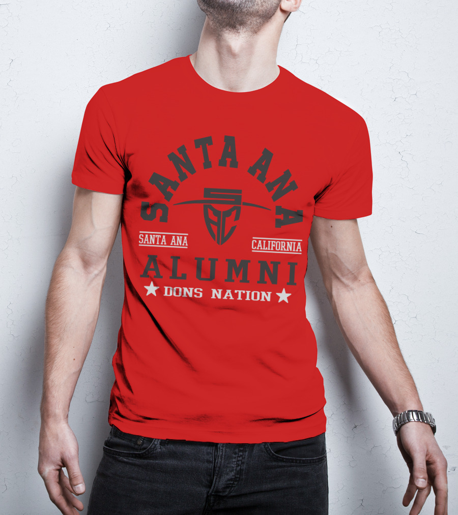 Santa Ana California Alumni Dons Nation T-Shirt