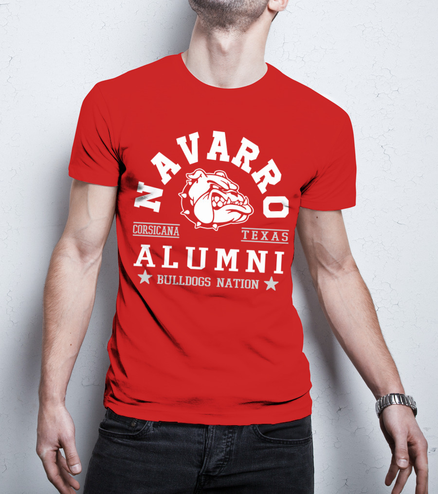 Navarro Corsicana Texas Alumni Bulldogs Nation T-Shirt