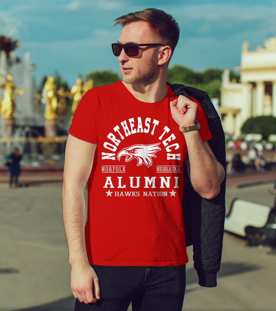Northeast Tech Norfolk Nebraska Alumni Hawks Nation T-Shirt