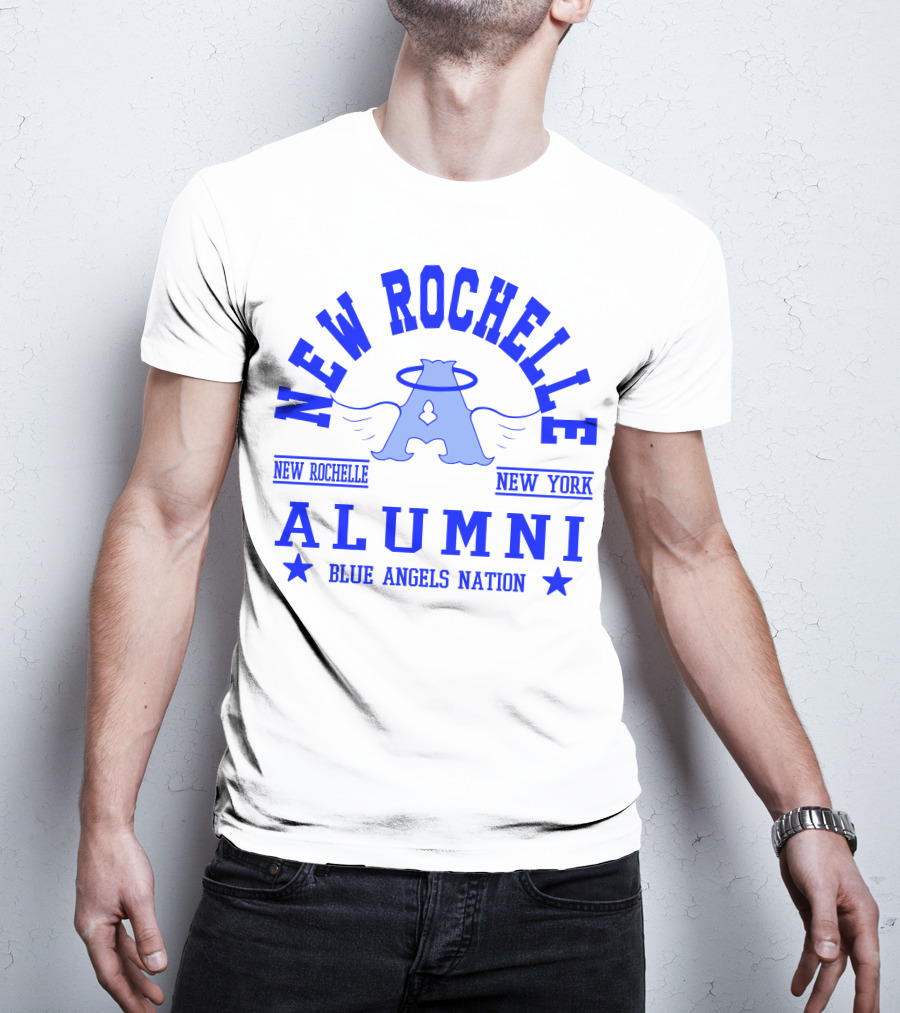 New Rochelle Alumni Blue Angels Nation New York T-Shirt