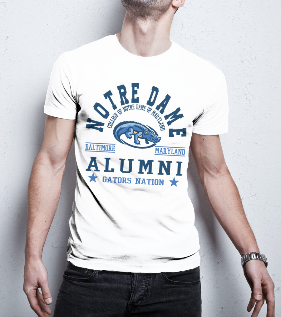 Notre Dame College Of Maryland Alumni Gators Nation Baltimore Maryland T-Shirt