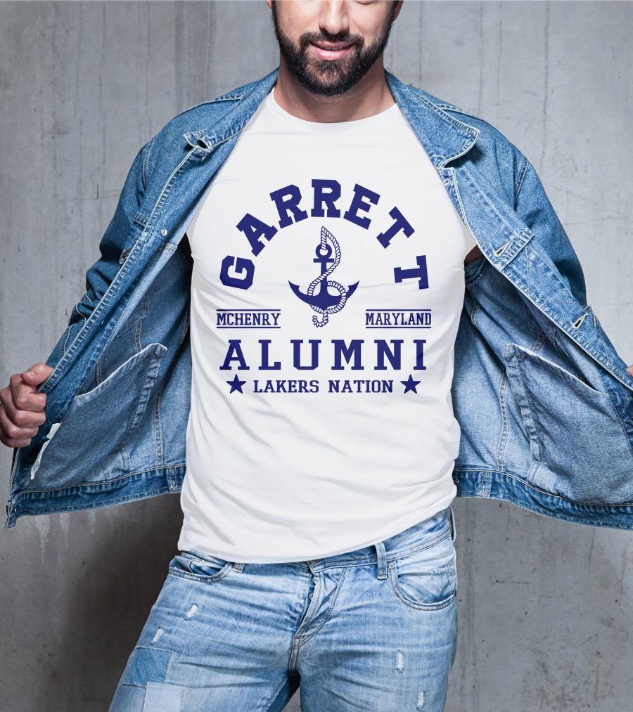 Garrett Alumni McHenry Maryland Lakers Nation T-Shirt
