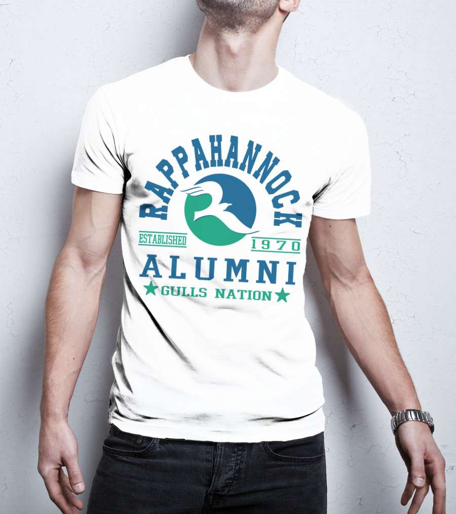 Rappahannock Alumni Established 1970 Gulls Nation T-Shirt