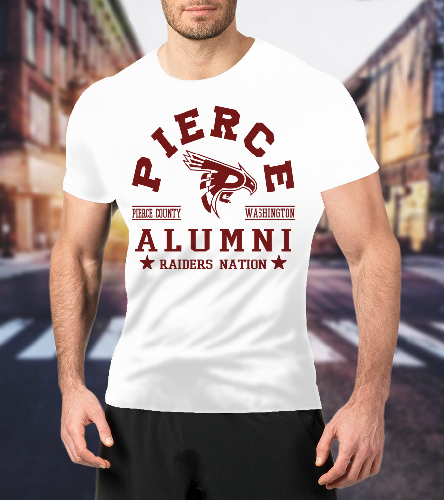 Pierce County Washington Alumni Raiders Nation T-Shirt