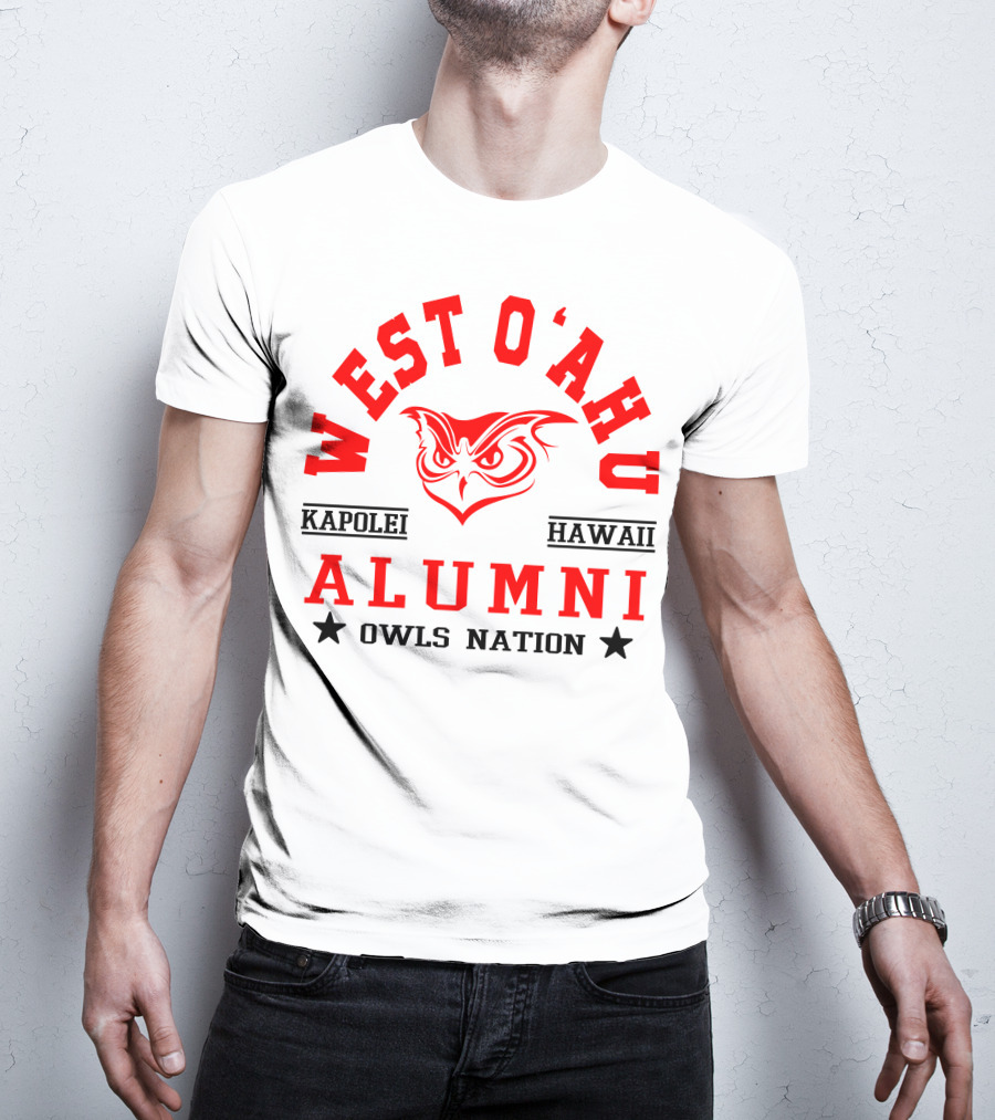West O'ahu Kapolei Hawaii Alumni Owls Nation T-Shirt