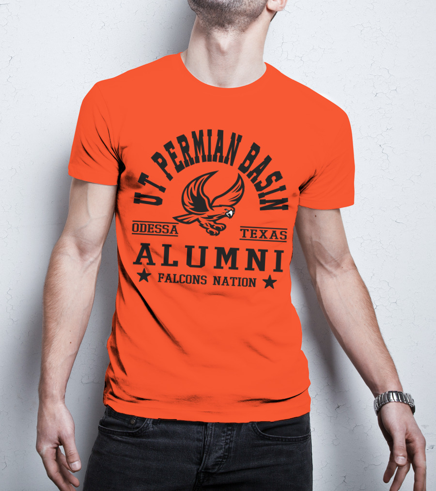 UT Permian Basin Alumni Falcons Nation Odessa Texas T-Shirt