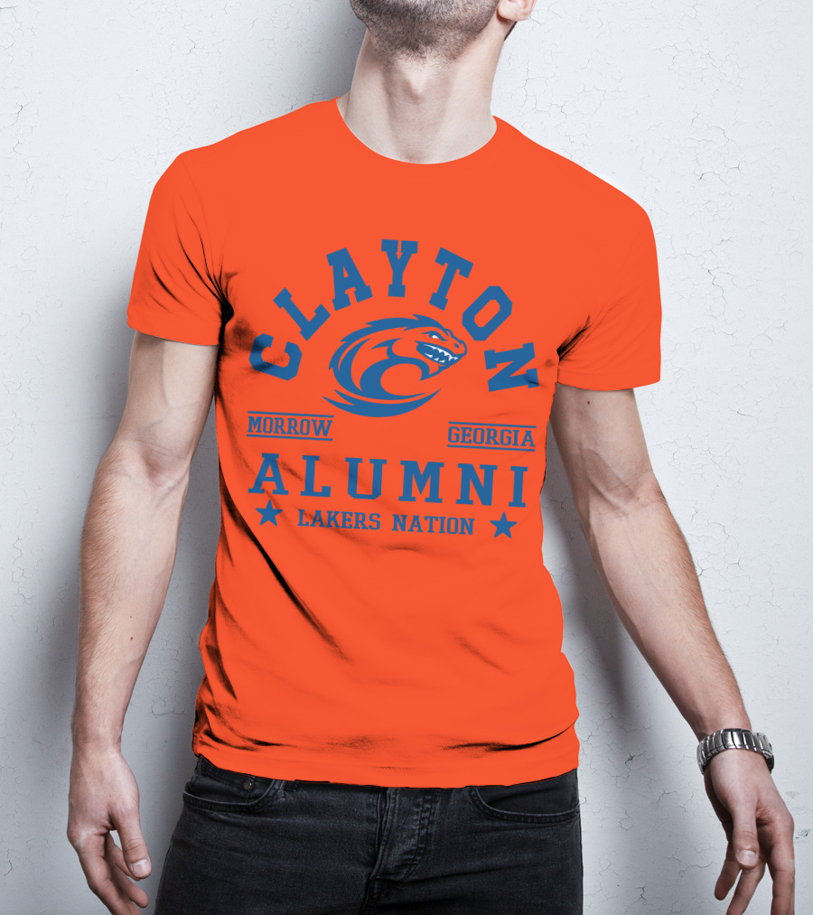Clayton Morrow Georgia Alumni Lakers Nation T-Shirt