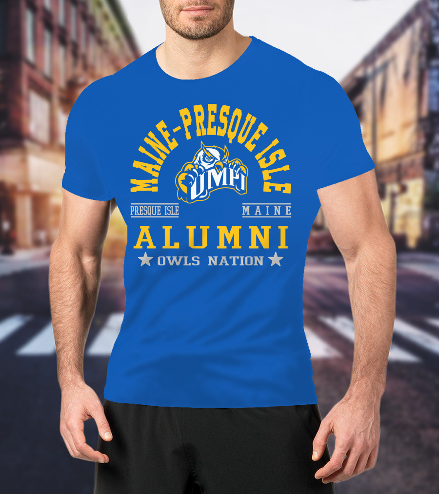 Maine-Presque Isle Alumni Owls Nation UMPI Maine T-Shirt