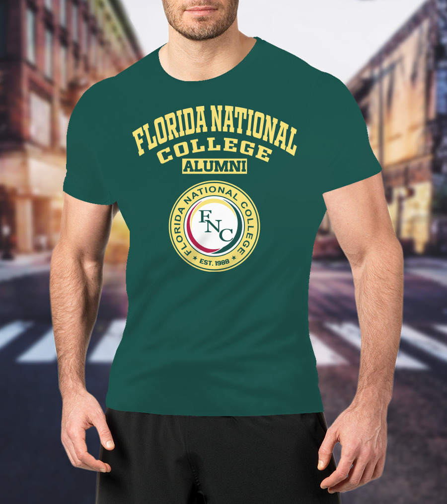 Florida National College Alumni FNC Est. 1988 T-Shirt