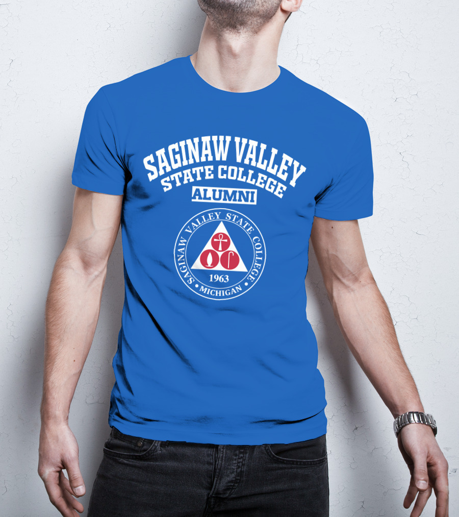 Saginaw Valley State College Alumni Michigan 1963 T-Shirt