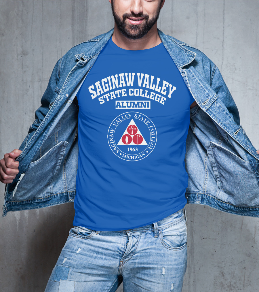 Saginaw Valley State College Alumni Michigan 1963 T-Shirt