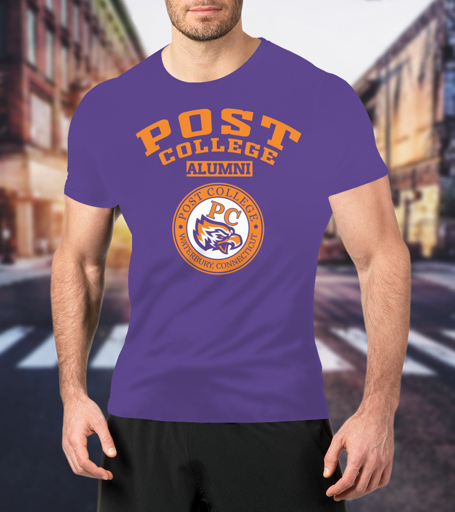 Post College Alumni Pc Waterbury Connecticut Eagle T-Shirt