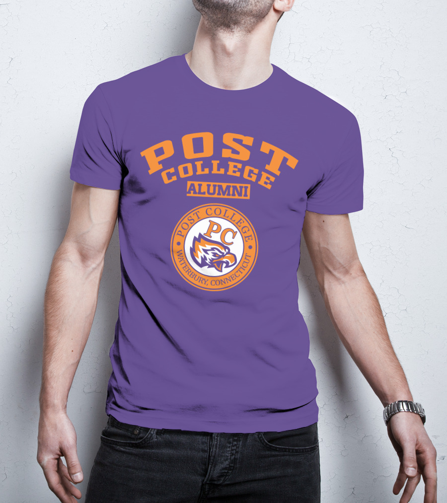 Post College Alumni Pc Waterbury Connecticut Eagle T-Shirt