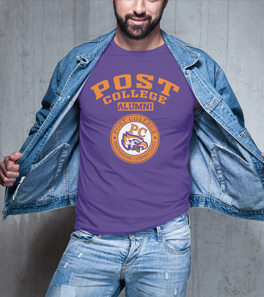Post College Alumni Pc Waterbury Connecticut Eagle T-Shirt