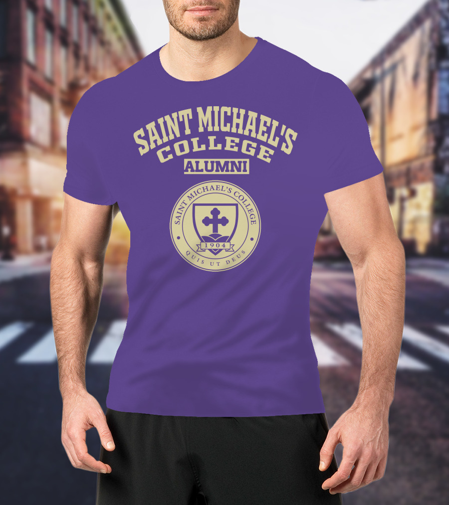 Saint Michael's College Alumni 1904 Quis Ut Deus T-Shirt
