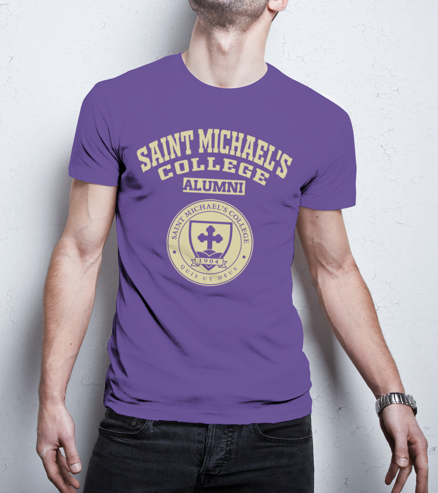 Saint Michael's College Alumni 1904 Quis Ut Deus T-Shirt