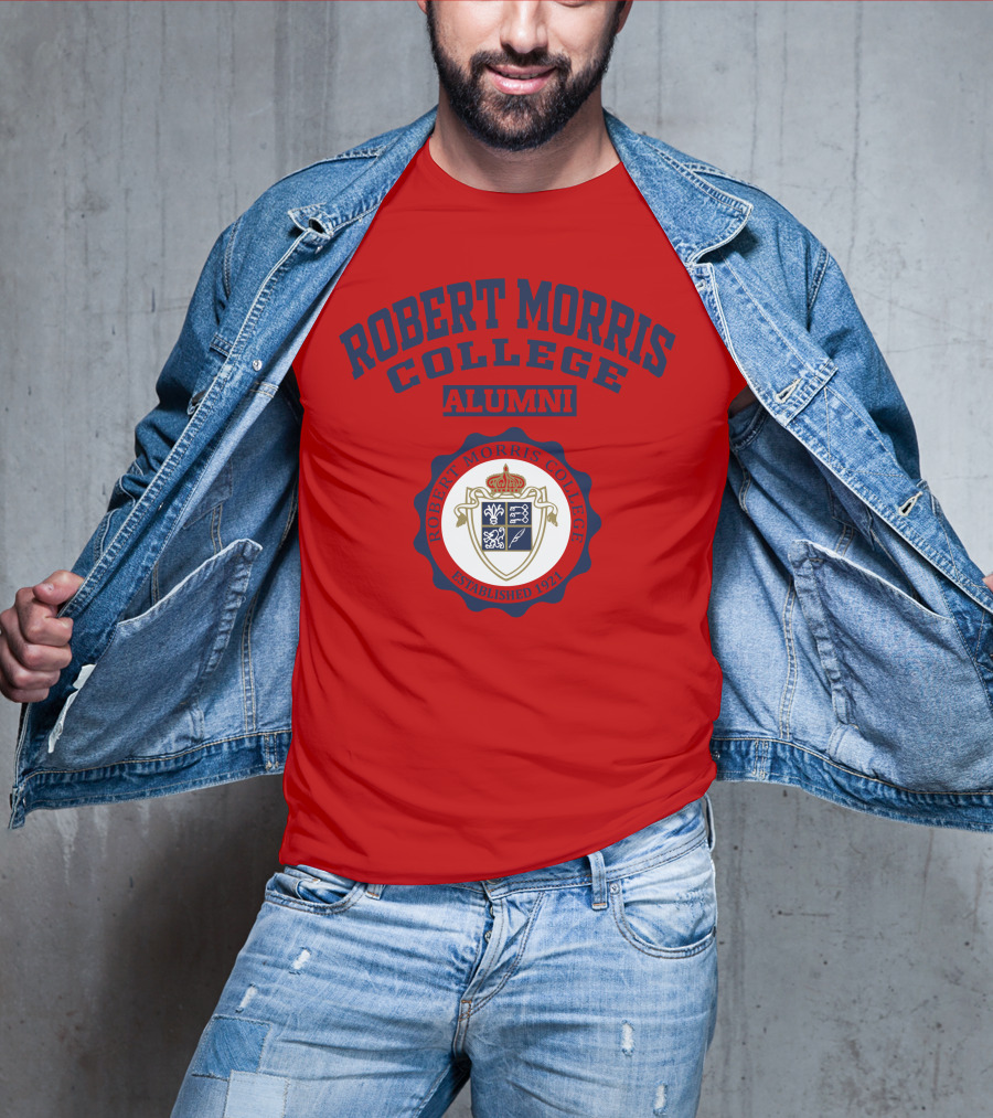 Robert Morris College Alumni Established 1921 Crest T-Shirt