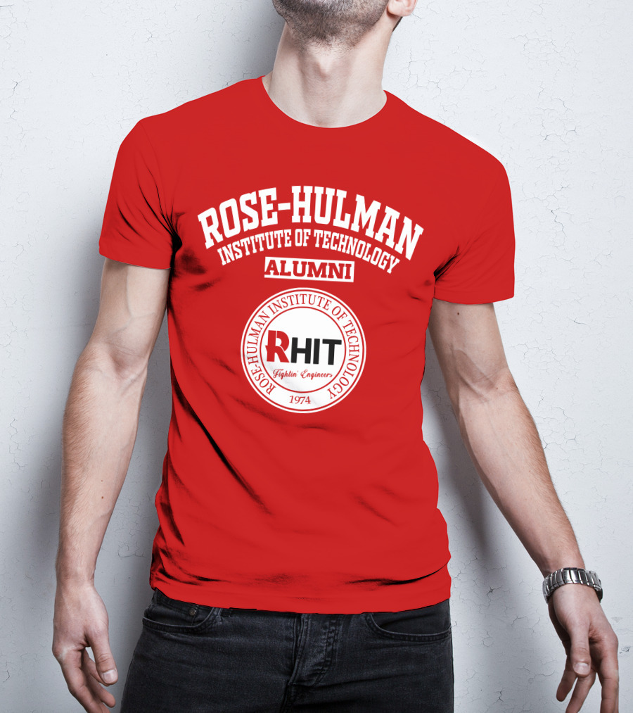 Rose-Hulman Institute Of Technology Alumni Rhit Fightin' Engineers 1974 T-Shirt