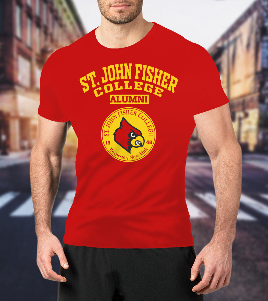 St. John Fisher College Alumni Cardinal Logo Rochester New York 1948 T-Shirt