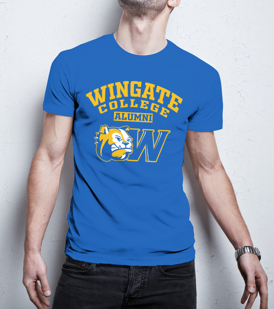 Wingate College Alumni Bulldog Mascot W T-Shirt