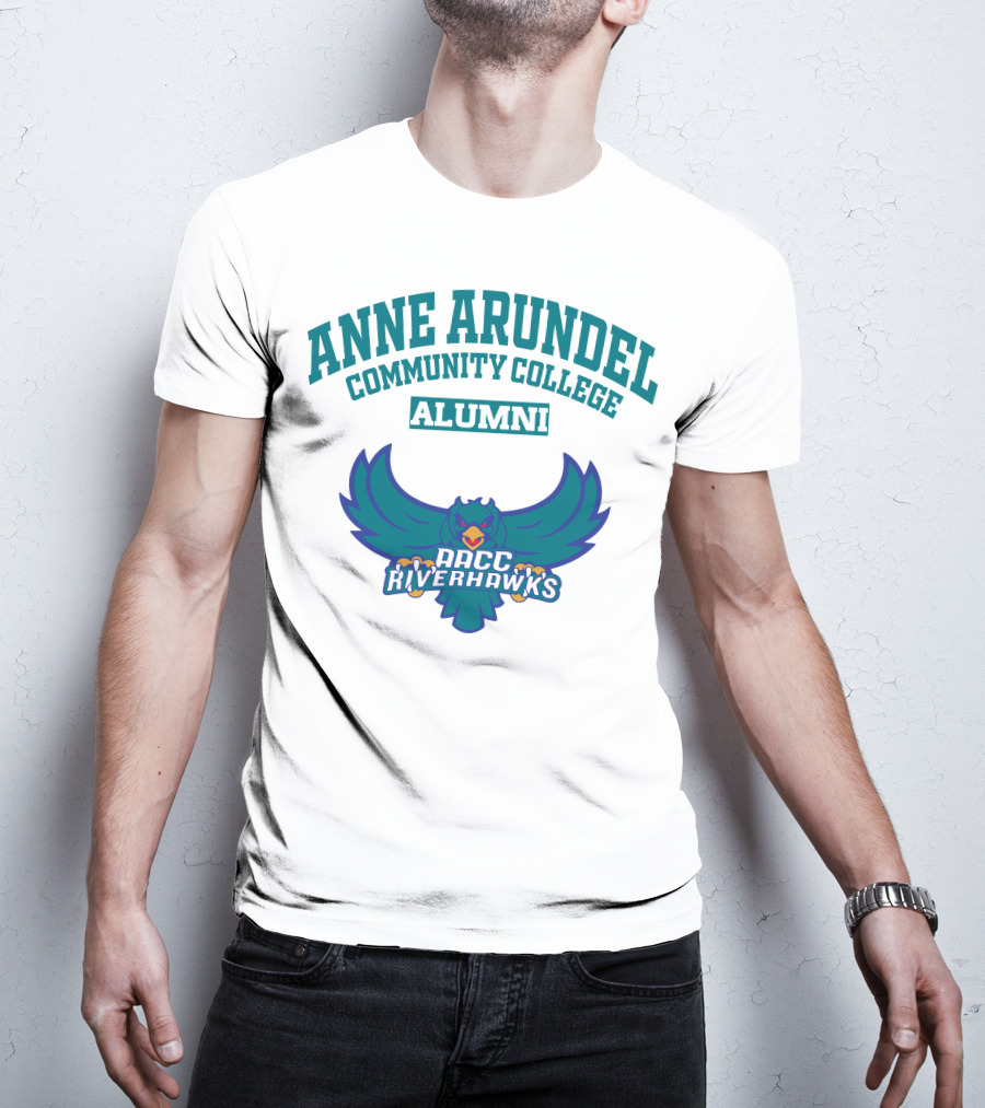 Anne Arundel Community College Alumni AACC Riverhawks T-Shirt