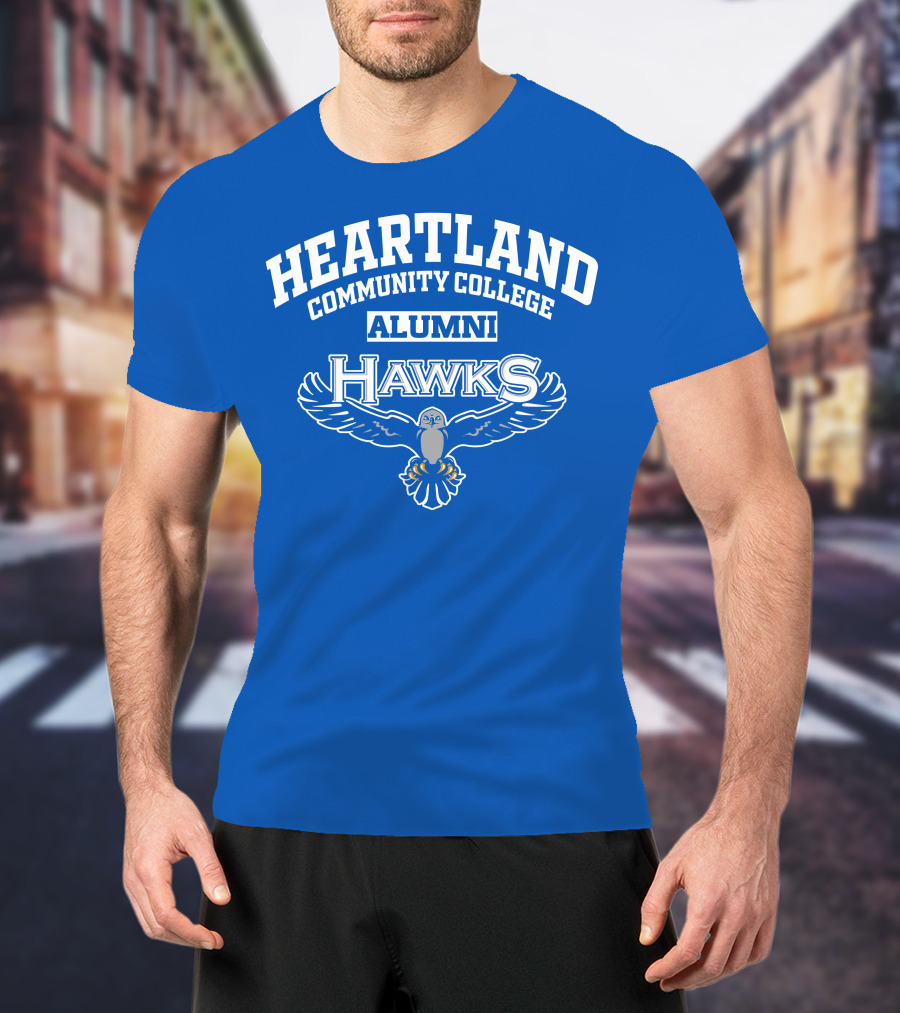 Heartland Community College Alumni Hawks T-Shirt