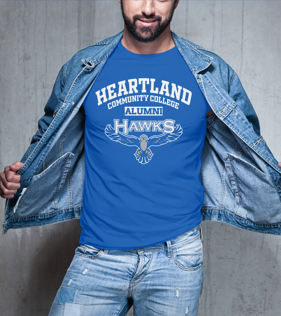 Heartland Community College Alumni Hawks T-Shirt