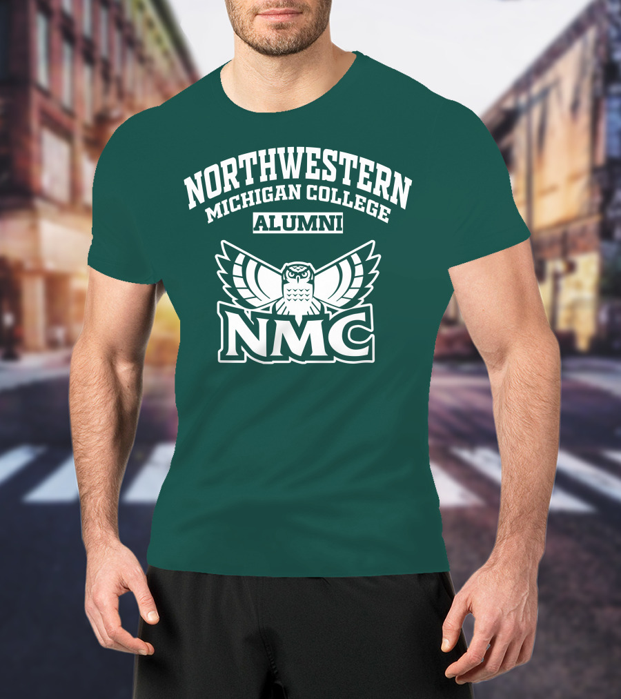 Northwestern Michigan College Alumni NMC Owl T-Shirt