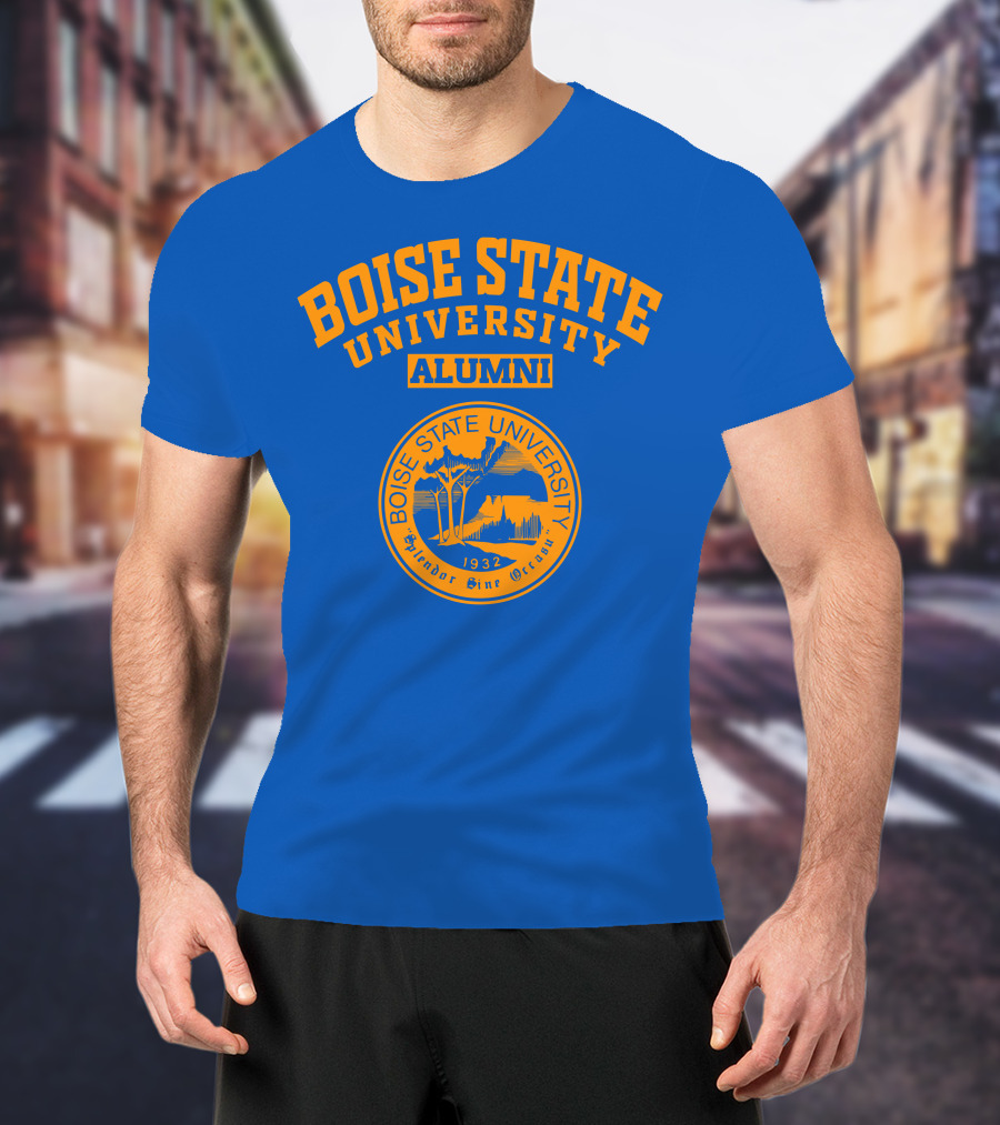 Boise State University Alumni 1932 Splendor Sine Occasu Seal T-Shirt