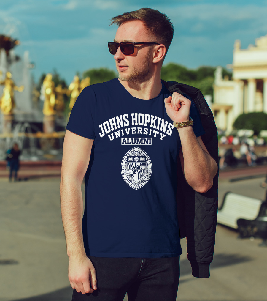 Johns Hopkins University Alumni Seal Baltimore 1876 T-Shirt
