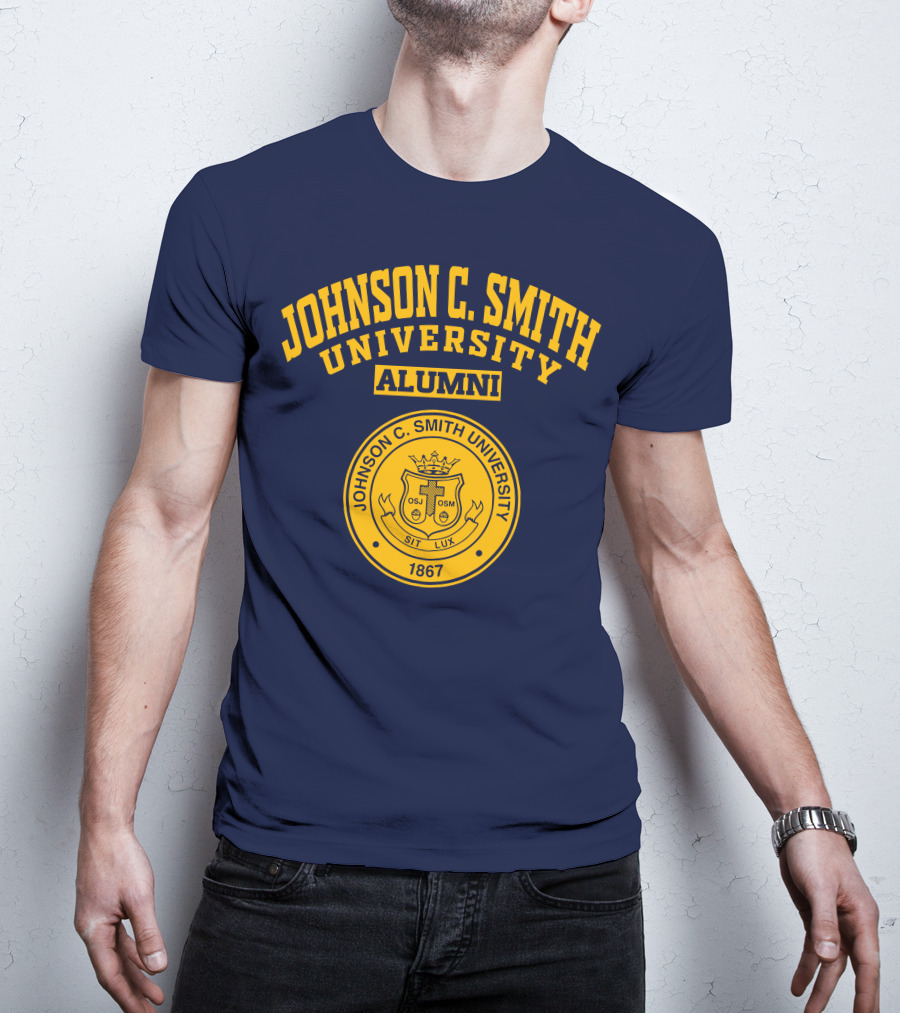 Johnson C Smith University Alumni 1867 Seal Sit Lux T-Shirt