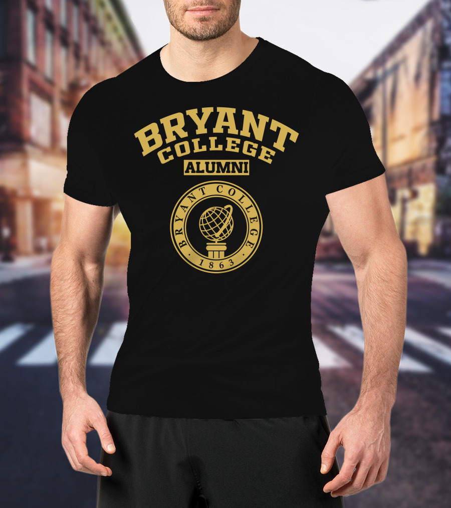 Bryant College Alumni 1863 Globe Emblem T-Shirt