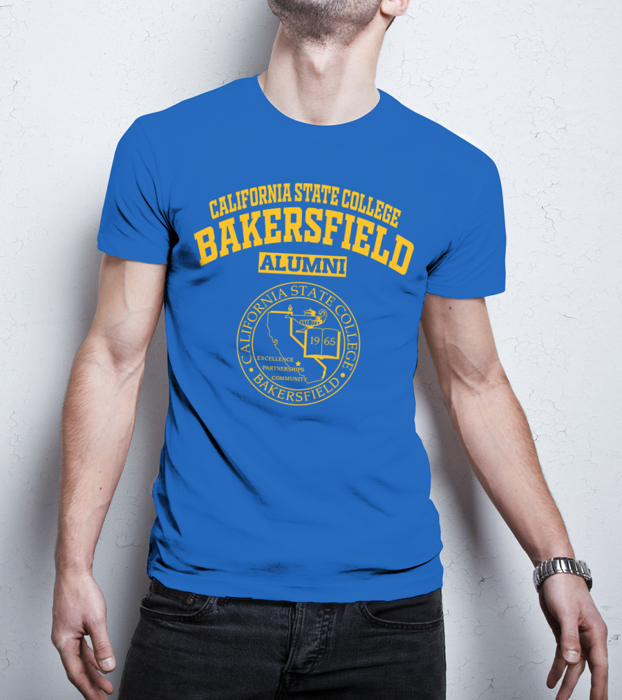 California State College Bakersfield Alumni 1965 Excellence Partnerships Community Seal T-Shirt